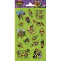 Pegatinas De Glitter Tortugas Ninjas Mutantes 102 x 200 mm