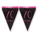 Banderin Elegant Pink 70 años 3 m