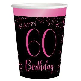 8 Vasos Elegant Pink 60