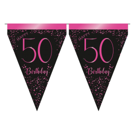 Banderin Elegant Pink 50