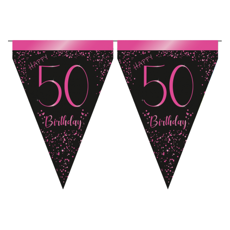 Banderin Elegant Pink 50