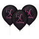 8 Globos Latex Elegant Pink 50