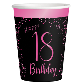 8 Vasos Elegant Pink 18