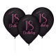 8 Globos Latex Elegant Pink 18