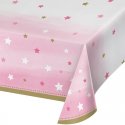 MANTEL DE PLASTICO 259 x 137 CM ONE LITTLE STAR - GIRL