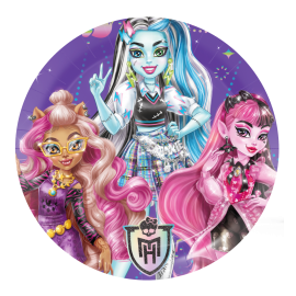 8 Platos 18 Cm Moster High