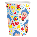 8 Vasos Payaso Plim Plim 250 ml