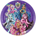 8 Platos 23 Cm Monster High