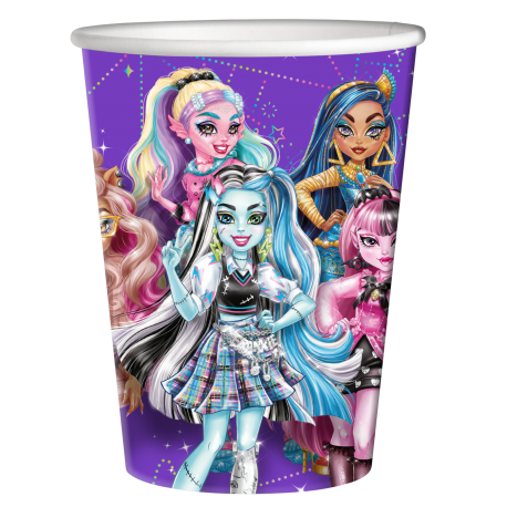 8 Vasos Monster High