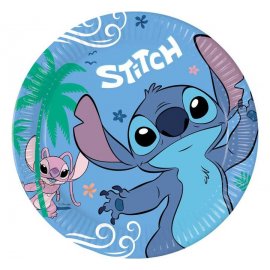 8 Platos Stitch 23 cm