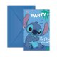 6 Invitaciones Stitch