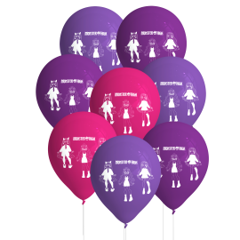 8 Globos Latex Moster High