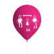 8 Globos Latex Moster High