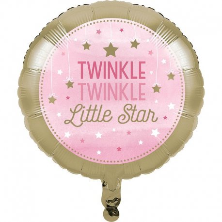 Globo Foil 45 cm One Little Star - Girl