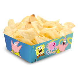 Cajita Baja Bob Esponja 5 x 5 x 7 cm