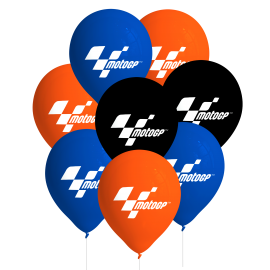 8 Globos Latex Moto GP