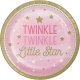 8 Platos 18 cm Twinkle One Little Star - Girl