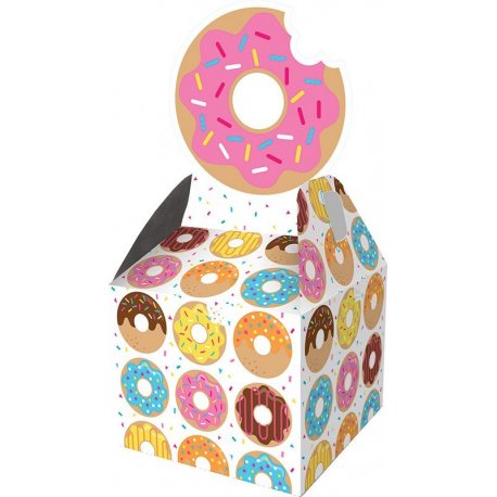 8 Cajitas De Detalles 23 X 9 X 9 cm Donut Time