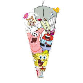 100 Bolsa Cono 20 X 40 Bob Esponja