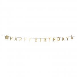 Guirnalda Happy Birthday Shining Glam 2 m