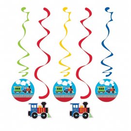 5 Decoraciones Colgantes All Aboard
