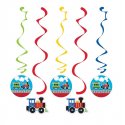 5 DECORACIONES COLGANTES LIL TRAIN