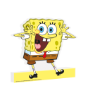Figura Porexpan Bob Esponja 29 x 28 cm