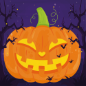 20 SERVILLETAS HALLOWEEN CALABAZAS 33 CM
