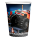 8 Vasos Monster Truck Rally 250 ml