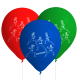 8 Globos Latex Power Rangers