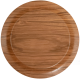 8 Platos Wooden 23 cm