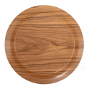 8 Platos Wooden 18 cm