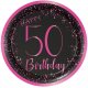 8 Platos 23 Cm Elegant Pink 50