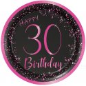 8 Platos 23 cm Elegant Pink 30 años