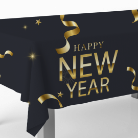MANTEL HAPPY NEW YEAR 120 X 180 CM
