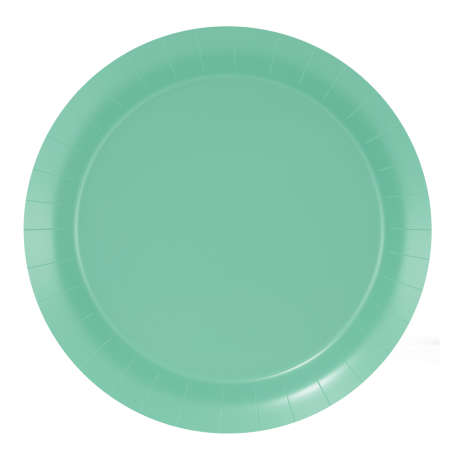 8 Platos 18 cm Fresh Mint
