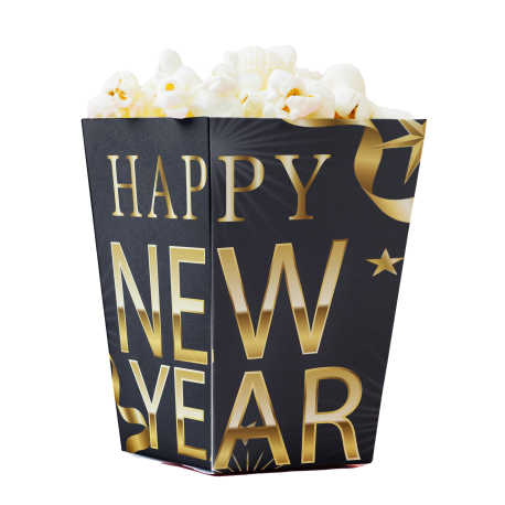 CAJA ALTA HAPPY NEW YEAR 5 x 5 x 12 cm