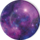 8 Platos Galaxy Party 22 cm