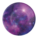 8 Platos Galaxy Party 18 cm
