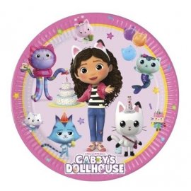 8 PLATOS 20 CM GABBYS DOLLHOUSE