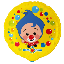 Globo Foil Pyaso Plim Plim Redondo 46 cm