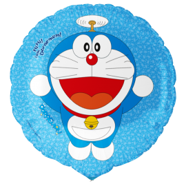 Globo Foil Doraemon Redondo 46 cm