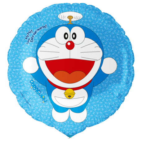 Globo Foil Doraemon Redondo 46 cm