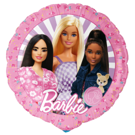Globo Foil Barbie Redondo 46 cm
