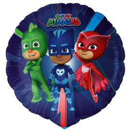 Globo Foil Pj Masks Redondo 46 cm