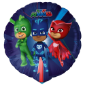 Globo Foil Pj Masks Redondo 46 cm