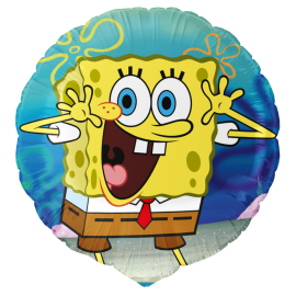 Globo Foil Bob Esponja Redondo 46 cm