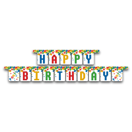Guirnalda Happy Birthday 230 cm Block Party