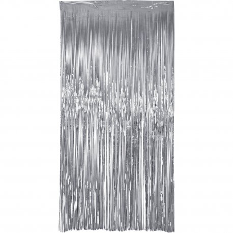 Cortina de Fiesta Laser Beam Silver 2 x 1 m
