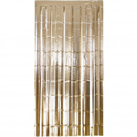 Cortina de Fiesta Matt Gold 2 x 1 m